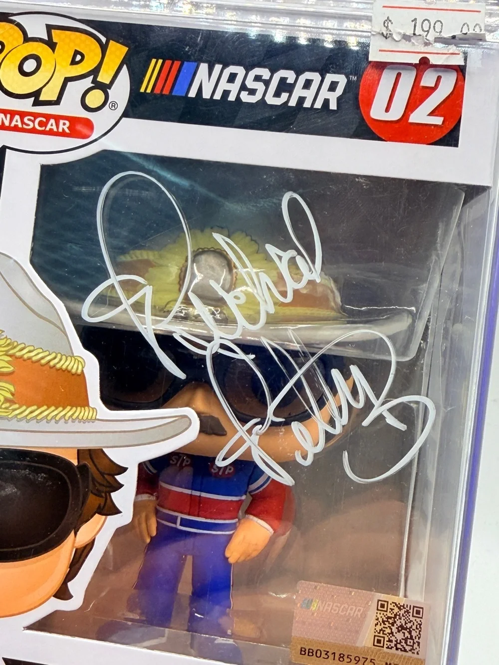 Richard Petty Signed Funko Pop! NASCAR #02 The King Autographed NASCAR Hologram